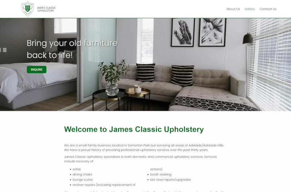 Image for James Classic Upholstery